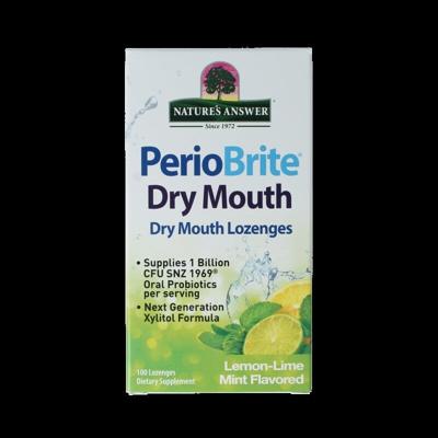 Natures Answer PerioBrite dry mouth lozenges 100 Zuigtabletten