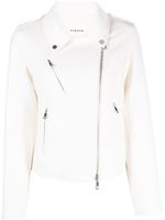 P.A.R.O.S.H. veste de moto en laine - Blanc