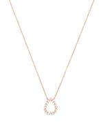 Dana Rebecca Designs collier Vivienne Lily Teardrop en or rose 14ct pavé de diamants - thumbnail