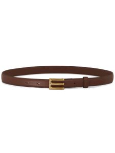 ETRO ceinture en cuir à boucle logo - Marron