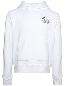 AMIRI hoodie en coton à logo imprimé - Blanc