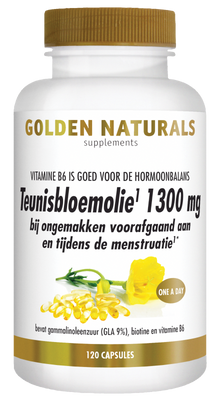 Golden Naturals Teunisbloemolie 1300mg Capsules