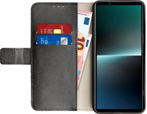 Just in Case Wallet Sony Xperia 1 V Book Case Zwart