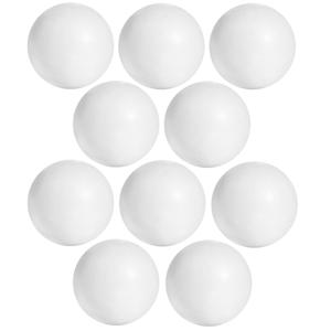 Piepschuim bollen/ballen - 10x - D15 cm - wit - styropor - hobby figuren