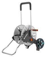 Gardena AquaRoll M Slangenwagen Metaal - Ergonomisch & Ruimtebesparend, Geschikt voor 60m Tuinslang