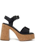 Stella McCartney sandales Skyla à plateforme - Noir