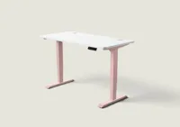Desktronic HomePro bureau Zachtroze / Wit / 140x70 cm