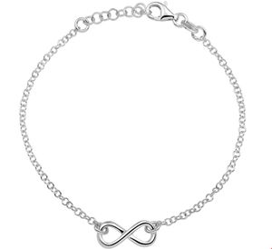 TFT Armband Zilver Infinity 2,1 mm 13 + 3 cm