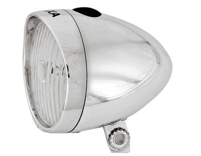 Koplamp Axa Classic op batterijen - zilver (op kaart)