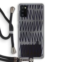 Marrakech Zigzag: Samsung Galaxy A41 Transparant Hoesje met koord Marrakech Zigzag: Samsung Galaxy A41 Transparant Hoesje met koord