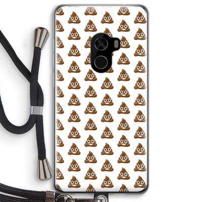 Poop emoji: Xiaomi Mi Mix 2 Transparant Hoesje met koord
