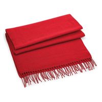 Fijn geweven sjaal rood voor volwassenen   -