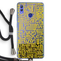 Majorelle Blue Print: Honor Note 10 Transparant Hoesje met koord
