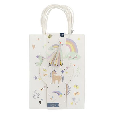 Folat BV uitdeelzakjes unicorns & rainbows, 6st.