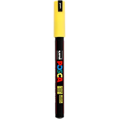 Uni-Posca Posca marker, afm pc-1mr, lijndikte 0,7 mm, extra-fijn, geel, 1 stuk