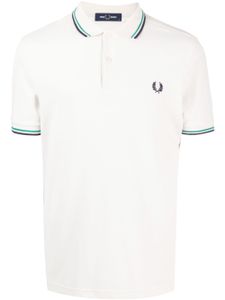 Fred Perry polo à logo brodé - Tons neutres
