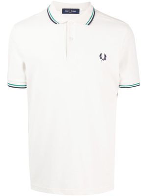 Fred Perry polo à logo brodé - Tons neutres