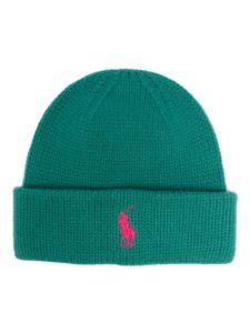 Polo Ralph Lauren logo-embroidered beanie - Vert