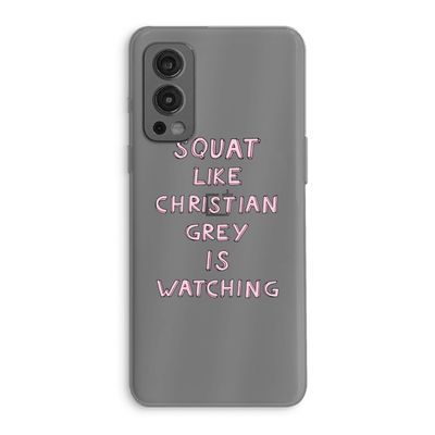 Christian Grey: OnePlus Nord 2 5G Transparant Hoesje