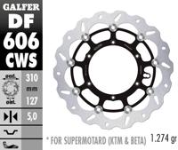 GALFER remschijf "df606" rotor brake rotors floating supermoto
