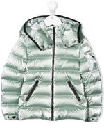 Moncler Enfant doudoune à design métallisé - Vert - thumbnail