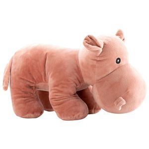 Honden knuffel Nijlpaard, roze