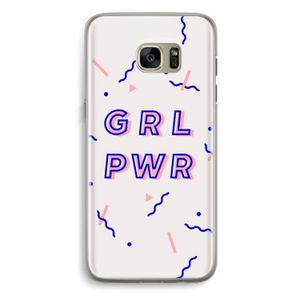 GRL PWR: Samsung Galaxy S7 Edge Transparant Hoesje