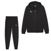 PUMA teamGOAL Casuals Trainingspak Hooded Full-Zip Zwart Zilver