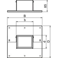 OBO Bettermann 7218126 Wandconsole 1 stuk(s) - thumbnail