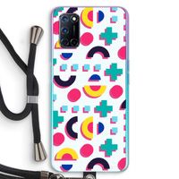 8-bit N°2: Oppo A52 Transparant Hoesje met koord