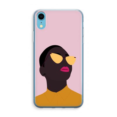 Yellow glasses: iPhone XR Transparant Hoesje
