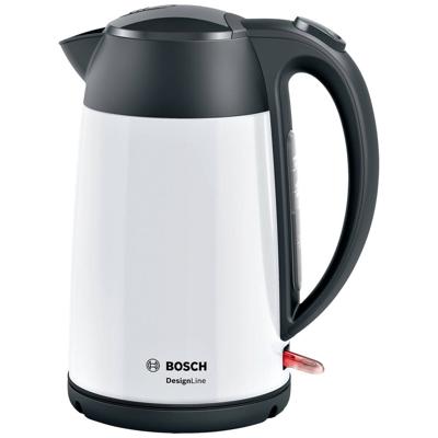 Bosch Haushalt TWK3P421 Waterkoker Aantal/Volume: 1.7 l Wit, Zwart
