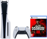 PlayStation 5 Slim Disc Edition + Call of Duty: Modern Warfare III - thumbnail