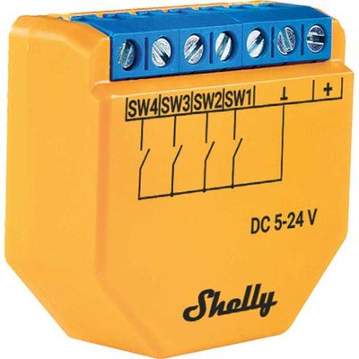 Shelly Plus i4 DC relais