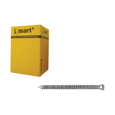 pgb-Europe SMART | Kozijnschroef CK-T30 Ø 7,50x302 Zn | 50 st SM0WSC0010753023