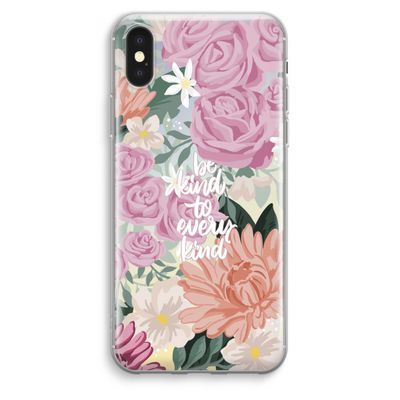 Kindness matters: iPhone XS Max Transparant Hoesje
