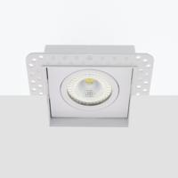 Bella Ondiepe LED inbouw 40mm trimless spot kantelbaar 7Watt vierkant WIT IP65 dimbaar - dim to warm - interne driver Bella Ondiepe LED inbouw 40mm trimless spot kantelbaar 7Watt vierkant WIT IP65 dimbaar - dim to warm - interne driver