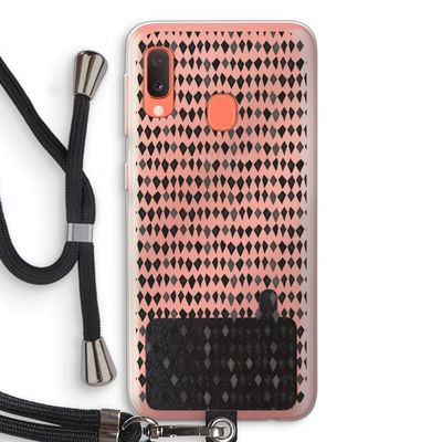 Crazy shapes: Samsung Galaxy A20e Transparant Hoesje met koord