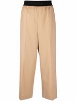 Stella McCartney pantalon ample court - Tons neutres