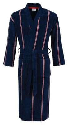 Carl Ross Carl Ross Heren Badjas Kimono 663100 nightblue/deep red 60/62