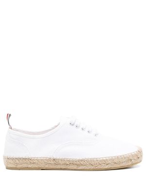 Thom Browne baskets lacées à semelle contrastante - Blanc