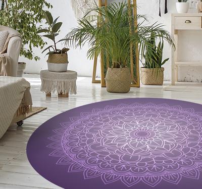 Mandala vinyl vloerkleed Paarse mandala Mandala vinyl vloerkleed Paarse mandala