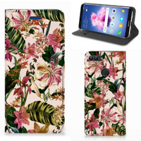 Huawei P Smart Smart Cover Flowers - thumbnail