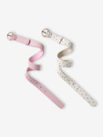 Set van 2 riemen voor meisjes rozen
