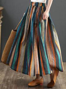 Casual Cotton Skirt