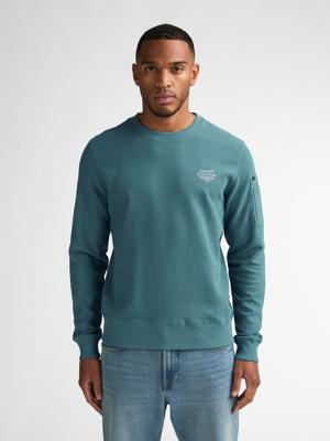 Petrol Sweater Round Neck M-1060-swr317 Sweater 6180 Oil Green