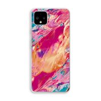 Pastel Echoes: Pixel 4 XL Transparant Hoesje