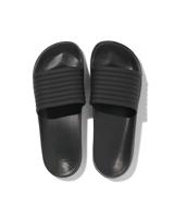 HEMA Dames badslippers met ribbelband zwart (zwart)