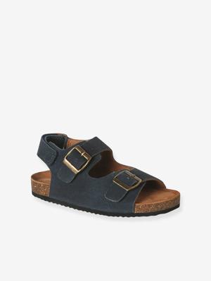 Leren sandalen voor jongens met gespen