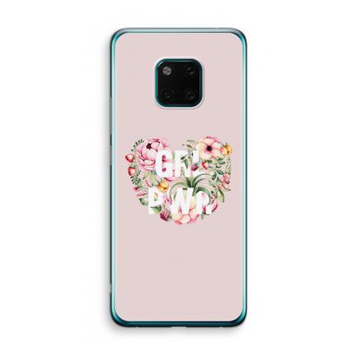 GRL PWR Flower: Huawei Mate 20 Pro Transparant Hoesje